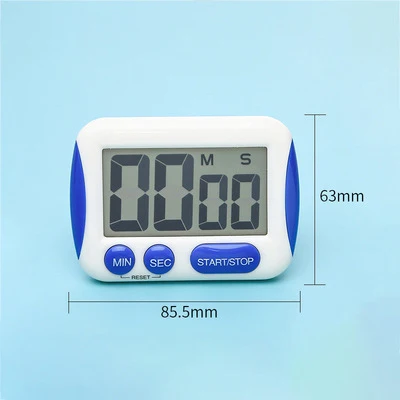 Большой цифровой таймер EMAF на заказ, подставка с прямым отсчетом и подставкой, для кухни, холодильника, большой сильный магнитный Таймер