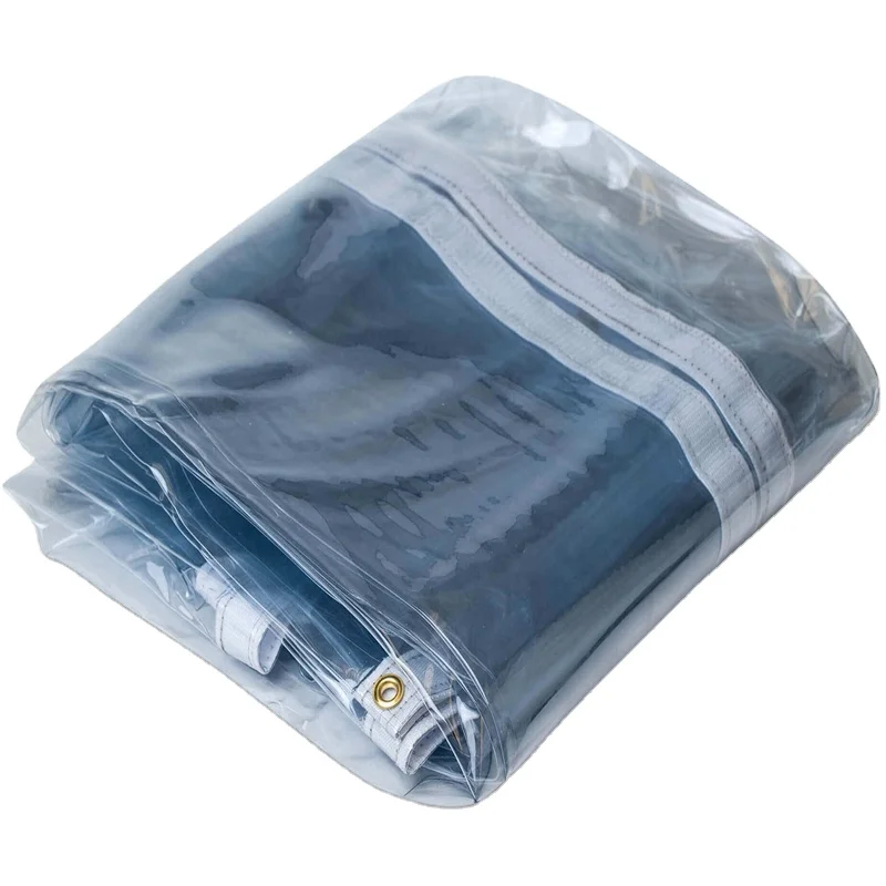 Clear Vinyl PVC Tarp Waterproof Tarpaulin 100% Tarps for Camping, Plants Greenhouse, Cars, Patio and Pavilion