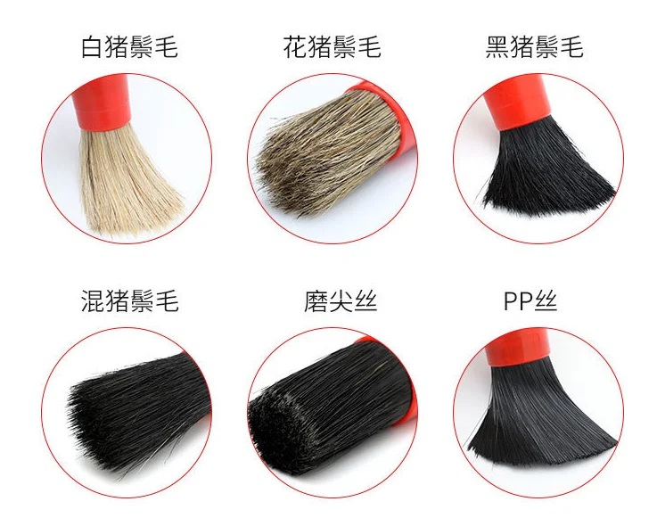 Round Chemical Fiber Cleaning Industrial Brush Car Interior Cleaning Brush For Air Conditioning Outlets
