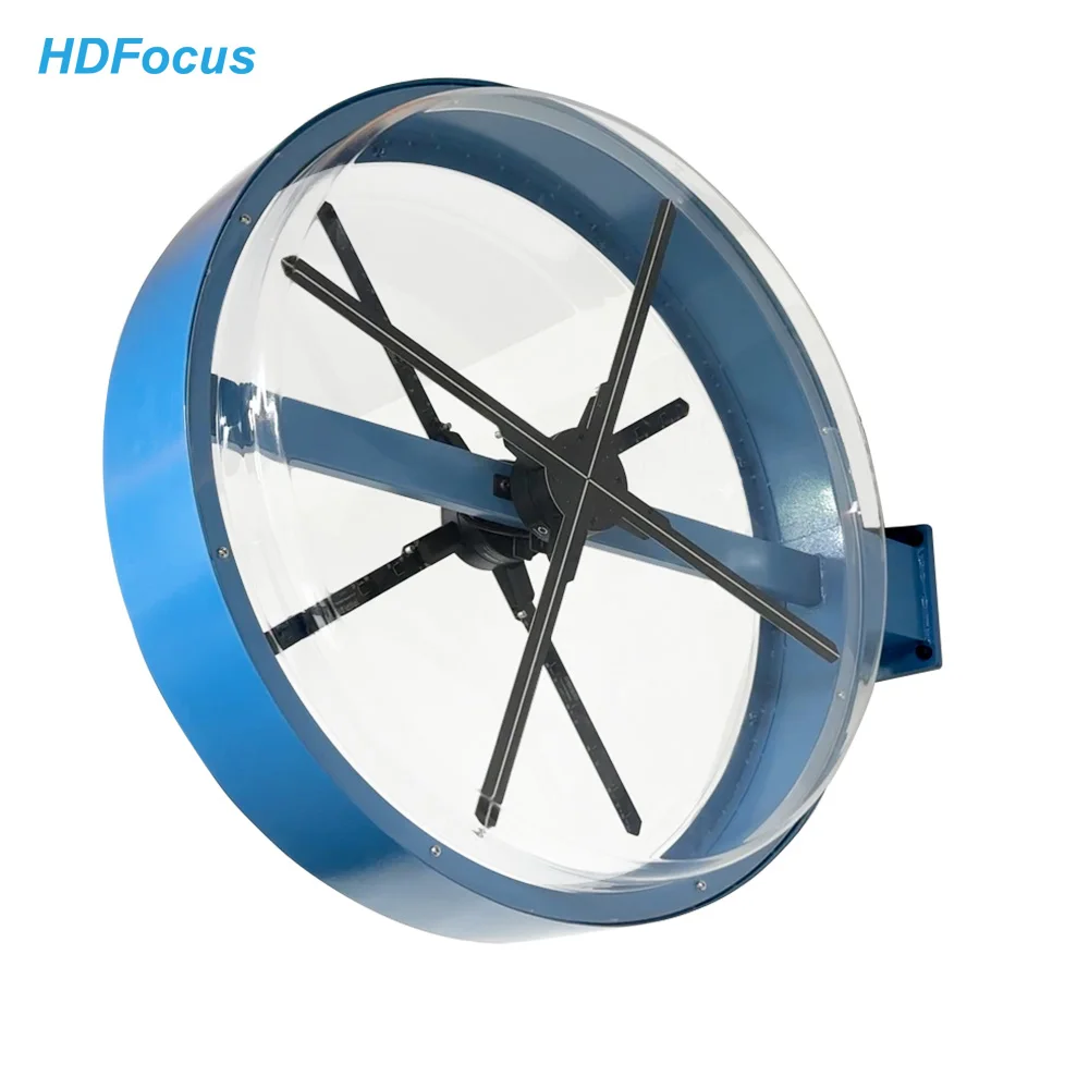 Dual Sides 3D Fan Hologram Wifi App Control Advertising Led Fan Holographic Display Outdoor 3D Hologram Fan For Exhibitoin