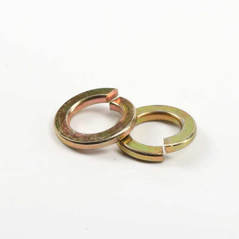 Hebei manufacturer Din 125  Yellow Zinc Plated flat washer