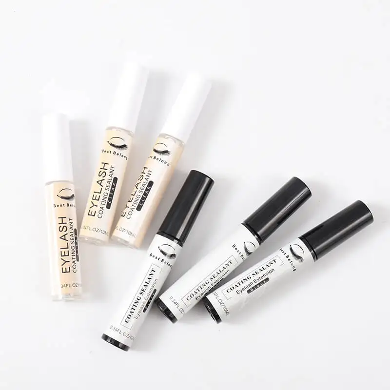 Eyelash Private Label Extension Mascara Coating Clear Black Sealant Bonder Adhesive Sealant 10Ml lash Extensions