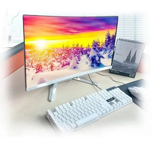 24' HD Curve Screen All In One PC i7-6700 Intel Core 8GB RAM 1TB HDD PC AIO Monoblock All in one Computer Desktops
