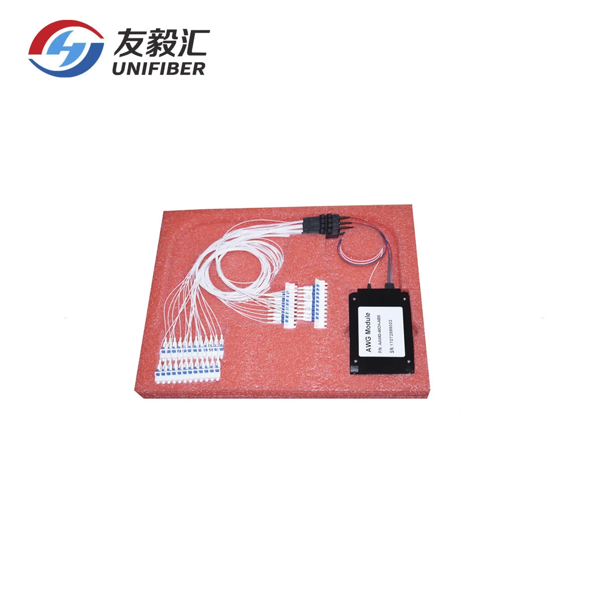 40/48 Channel 100GHz Athermal AWG DWDM Mux/Demux Flat-Top LC/UPC