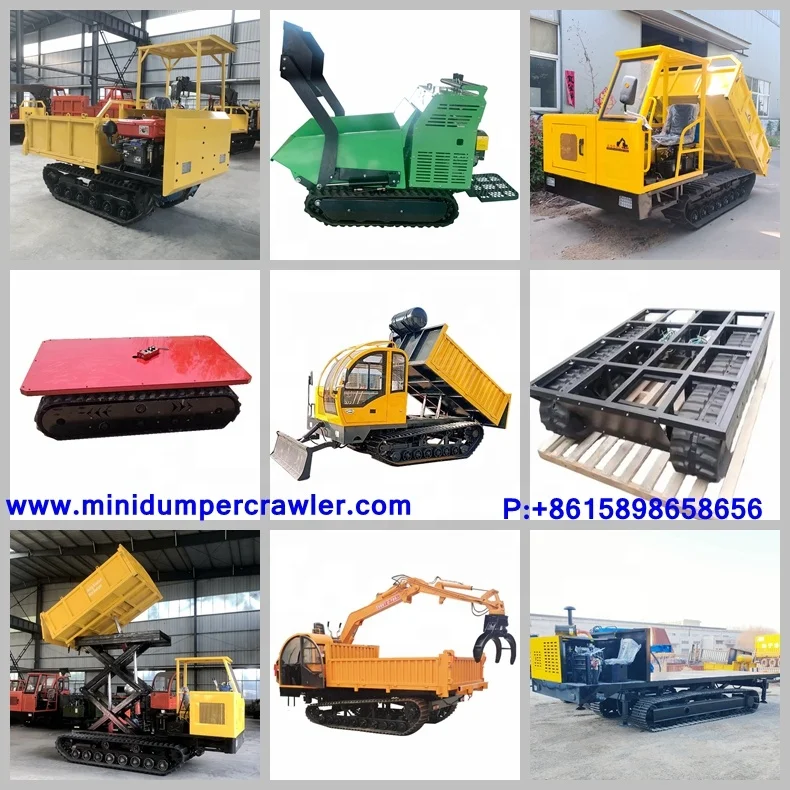 Agricultural Rubber Tracked Crawler Sprayer Machine For Garden Orchard Greenhouse