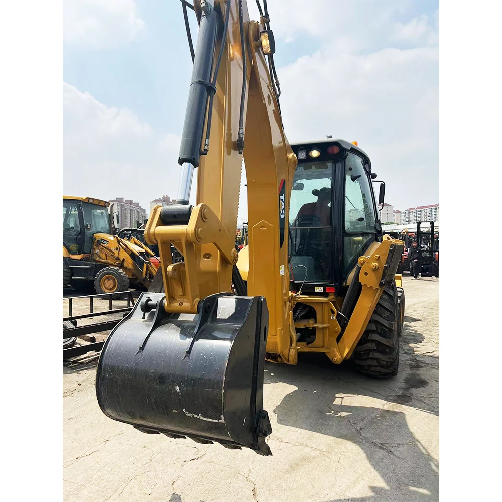 CAT420f Machine Sale Price Earth Spidder Heavy Equipment Medium Underground Cable Wheels Used Caterpillar Digger Excavators
