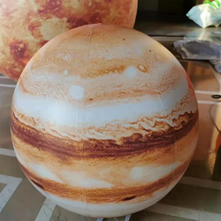 inflatable LED lighting planet balloon for party decoration