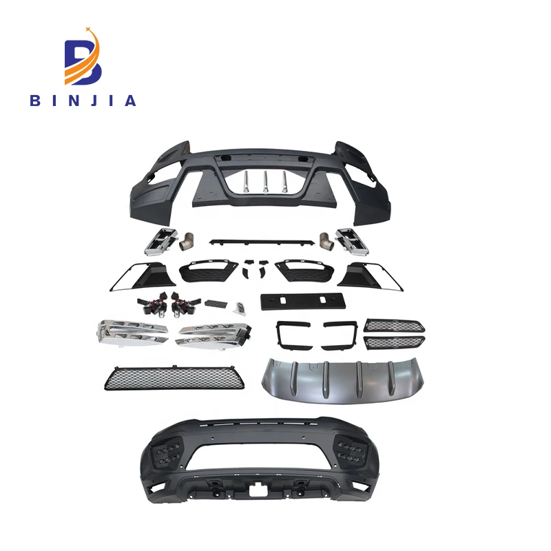 
 Комплект кузова frontrear решетка бампера и выхлопная труба квадратного типа 2012-2017 для LAND ROVER EVOQUE  