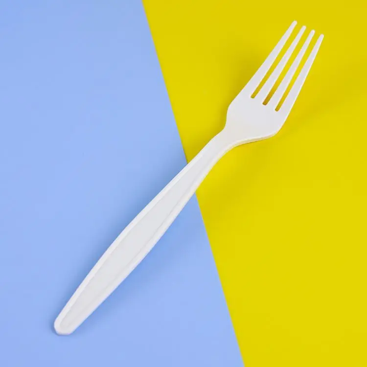 Biodegradable & Compostable Bioplastic Disposable PLA Plastic Cutlery & Utensils, PLA Forks Cutlery