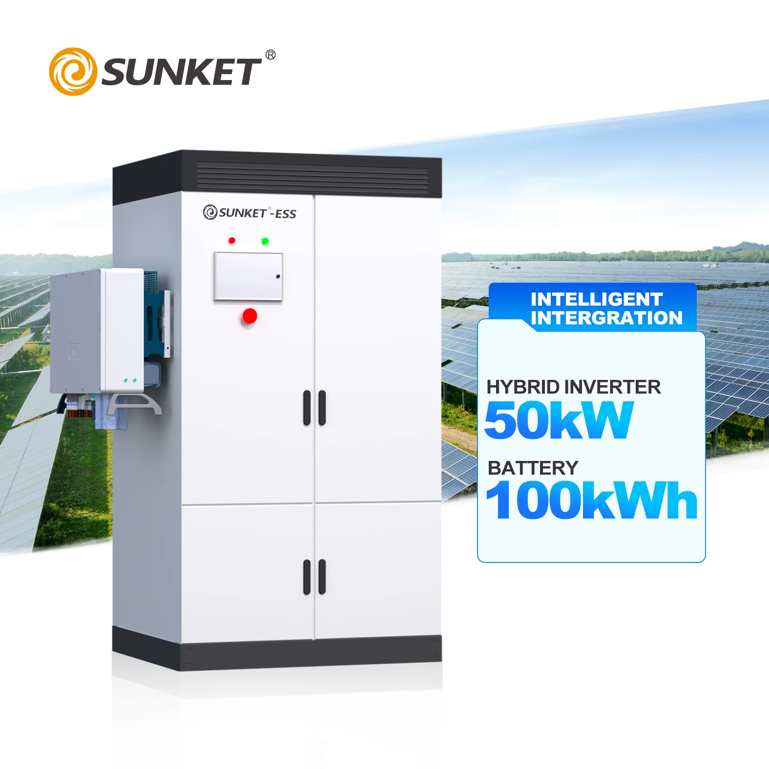 Industrial Energy Storage Batterie 40ft Container Backup Battery 100kw 200kw 500kw System
