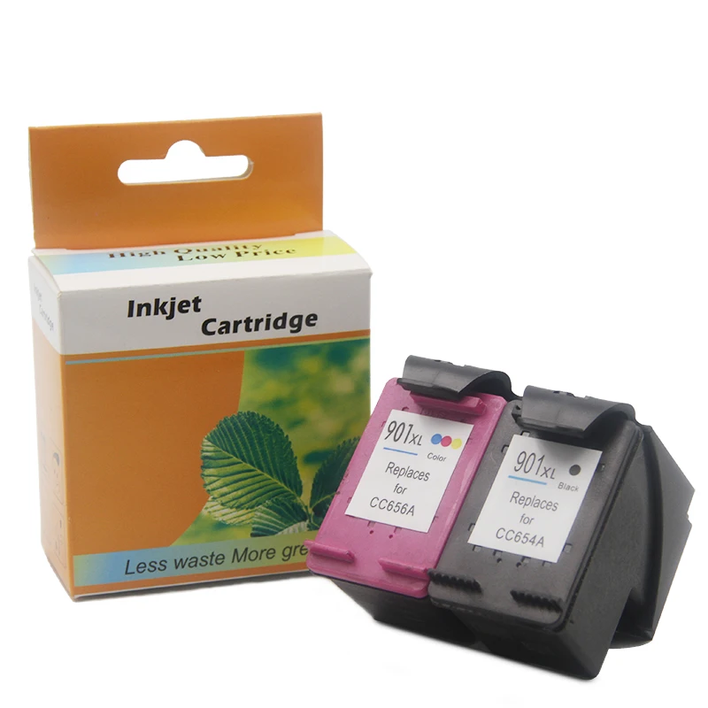 Ocinkjet 901 Ink Cartridge With Reset Chip For HP Officejet J4580 J4640 J4680 Printer