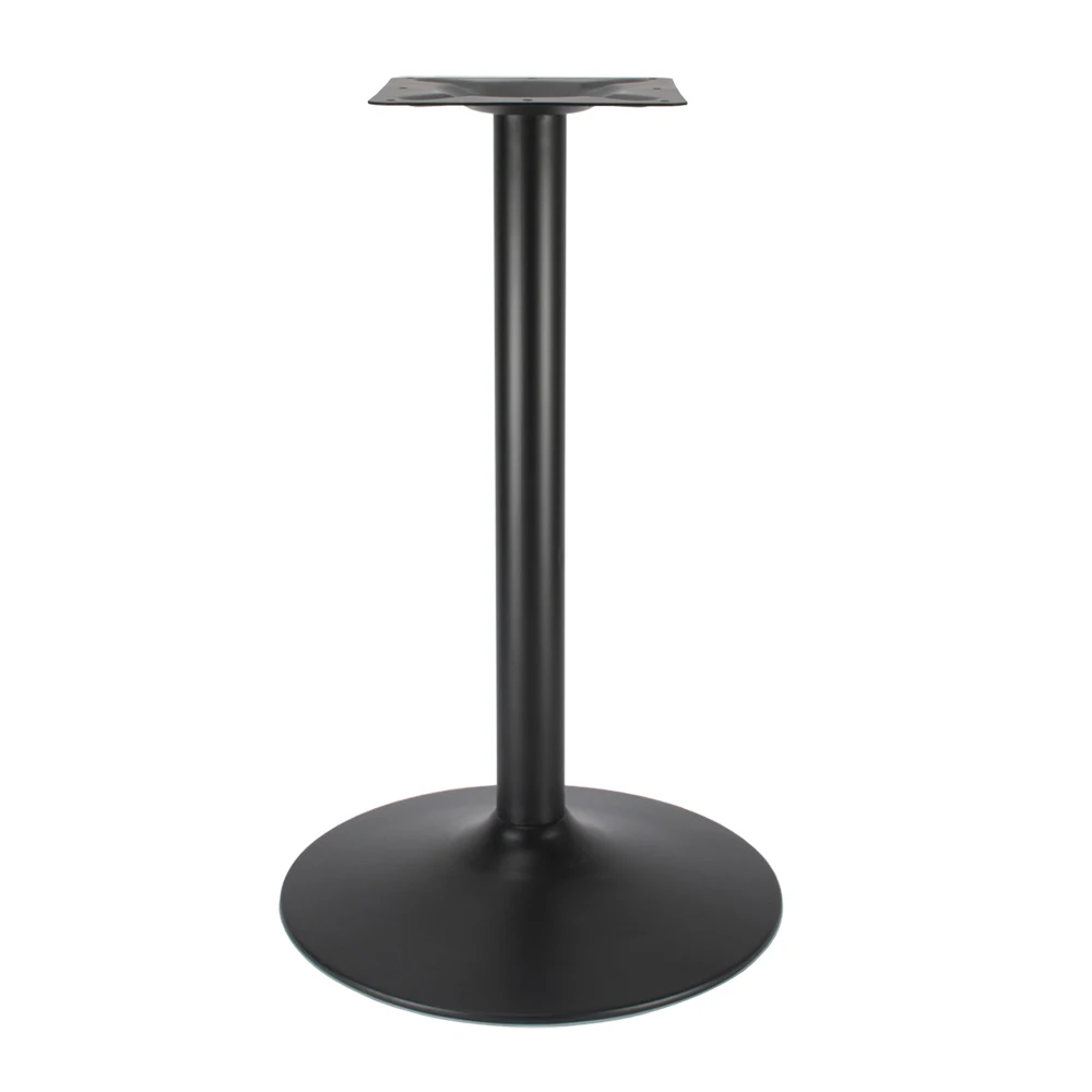 Black Metal Table Legs Cross Base Support Frame Coffee Shop Tulip Table Base