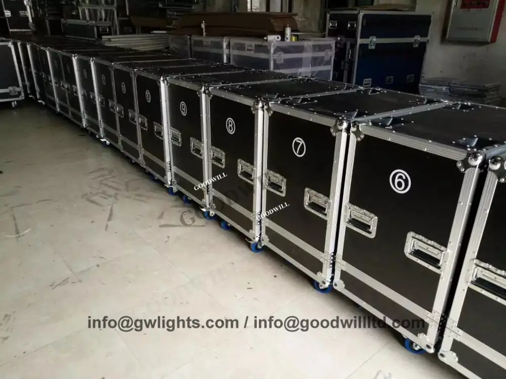 Aluminum flight case Amp rack case with drawer wheels for coffee and tea equipment