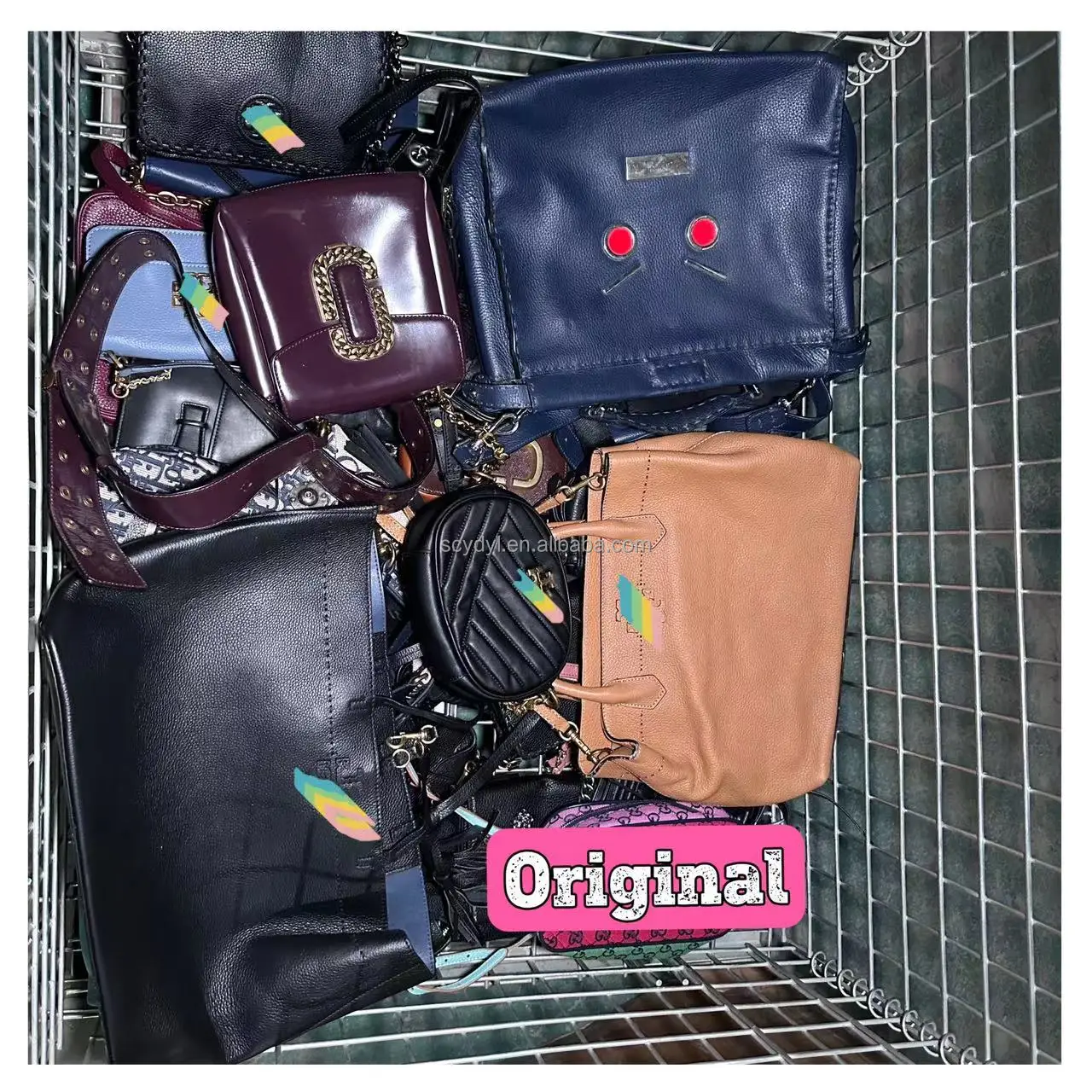 A1 luxury used bag bales second hand branded ladies premium from Japan and Italy design wholesale ukay women serial number bag