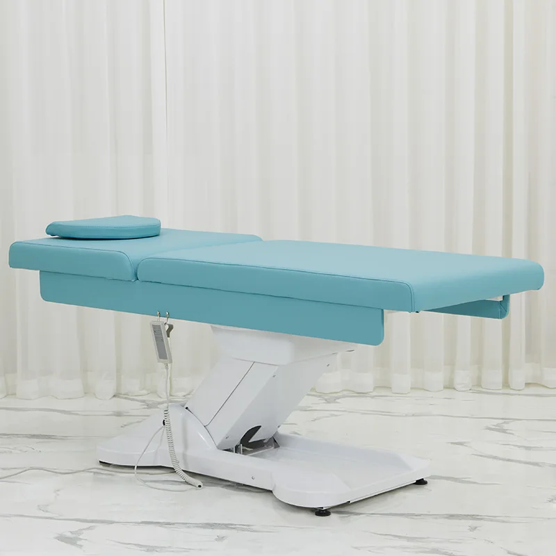 High Quality Adjustable wide size Electric Massage Table Bed with 2 motors for beauty salon