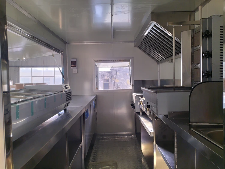 Food Trailers Fully Equipped Mobile Bar Trailer Fast Food Truck