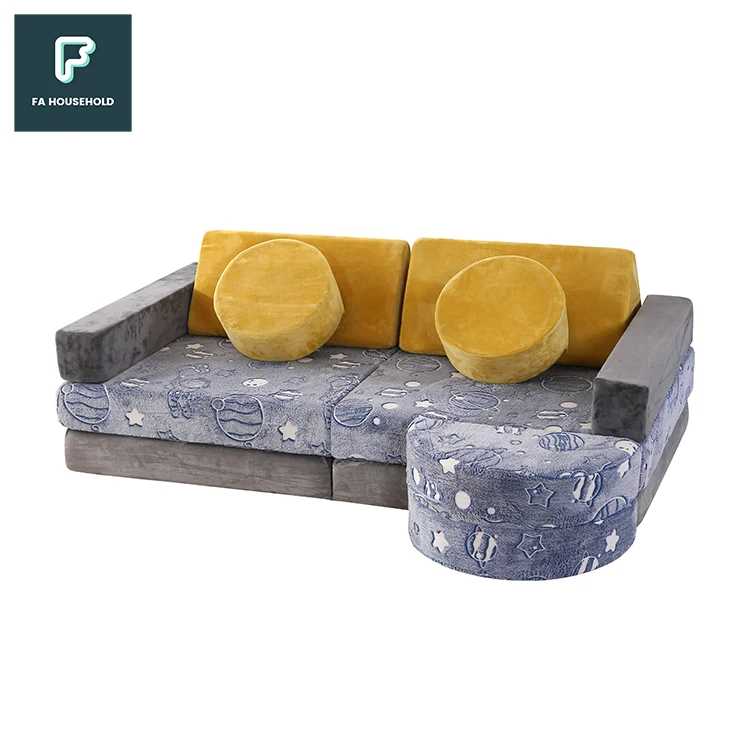 Wholesale 2024 New Kids Sofa Coach Glow in the Dark Mini Play Couch for Living Room