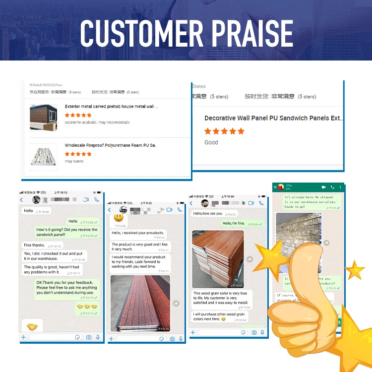 SH CE ISO наружная облицовка стен декоративные панели фасадные металлические sidingPanel Pu сэндвич-панель