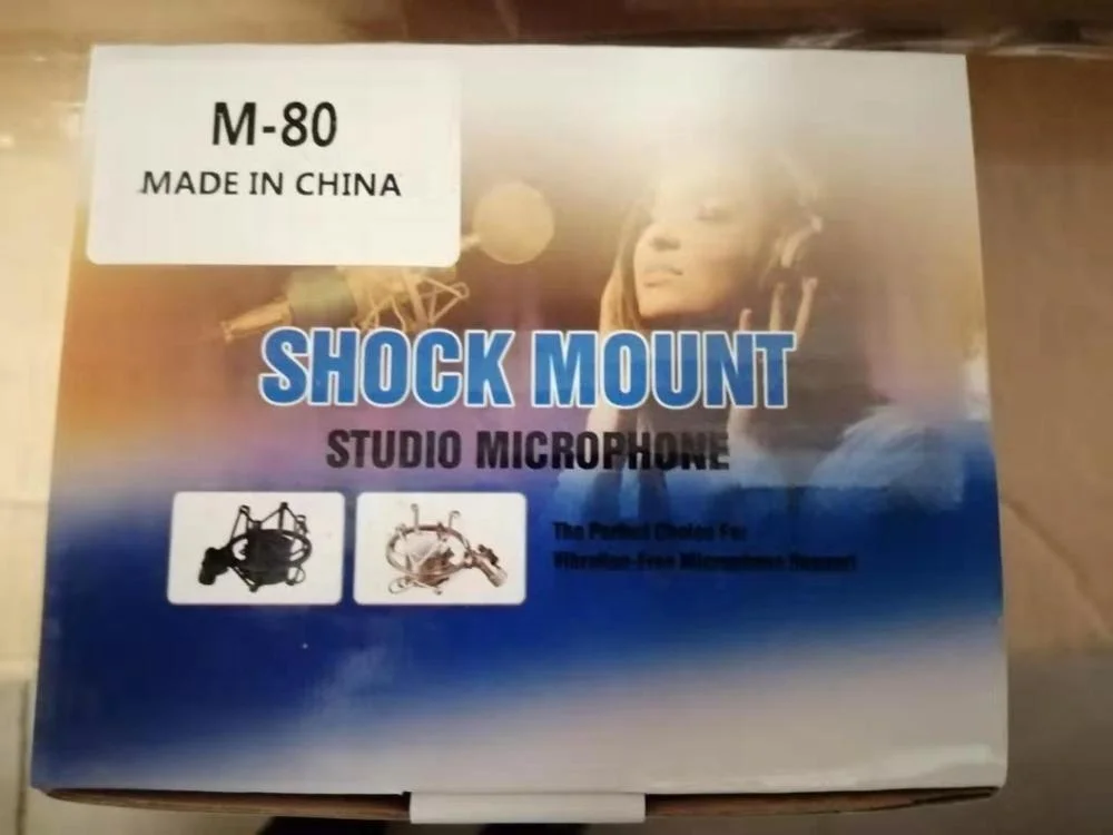 Hot-sale M-80 metal Studio Microphone Shock Mount For Condenser Mic