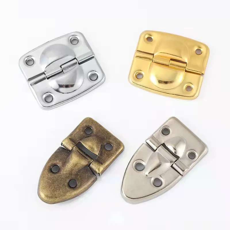 Wooden Box Metal Hinges for Wooden Jewelry Box Tool Box Suitcase Silver Hinges