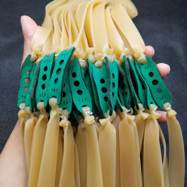 High Quality Natural Latex Rubber Band Outdoor Hunting Slingshot Accessories 0.55mm-1.2mm Wide Thick Big Elastic Plain Rubber