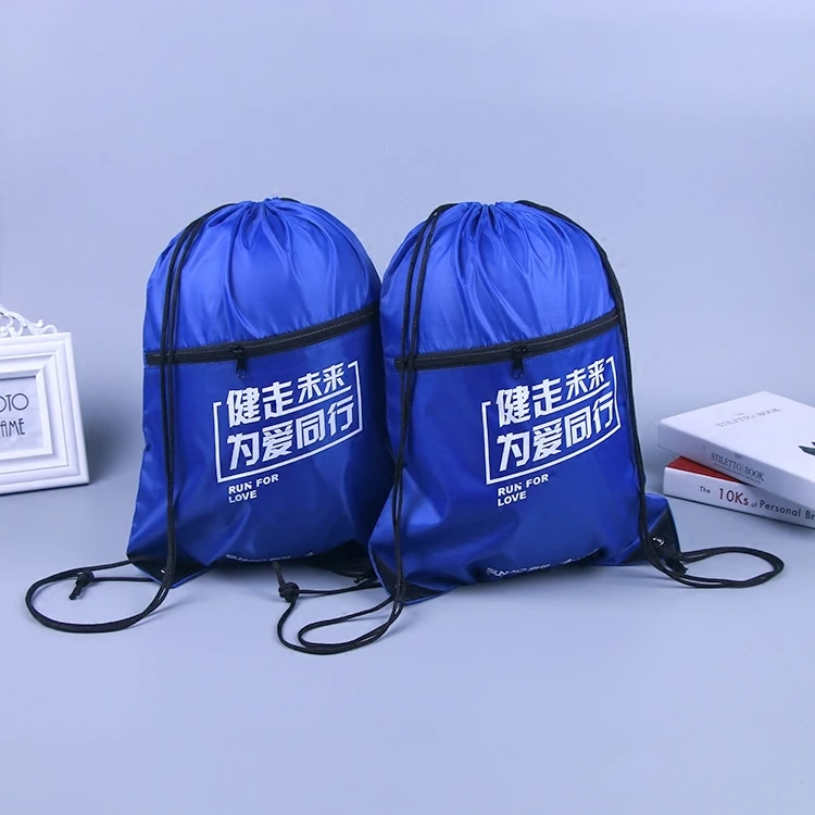 Promotional Logo Bags Drawstring, Sports Drawstring Bags For Men Backpack