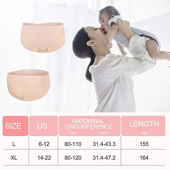 Custom Hot Sale Elastic Pregnancy Back Brace Maternity Belly Band