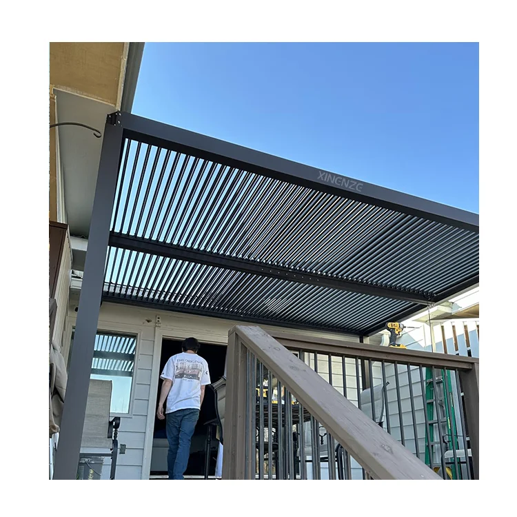 Modern Factory Direct Sunshade Movable Garden Patio Poly carbonate Covers Aluminum Awning