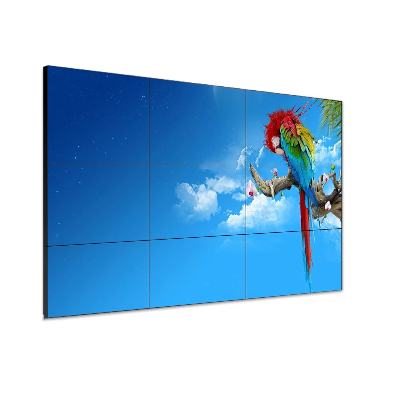 
55 Inch Ultra Narrow Bezel 1.8mm HD 4K Smart TV Flexible Good Quality Led/Lcd TV 3x3 Lcd Video Wall 