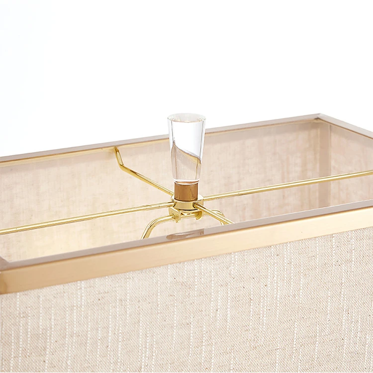 
high quality luxury modern bedside crystal desk lamp 