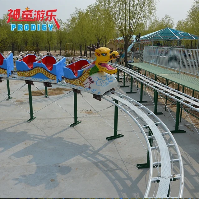 Direct Manufacturer Fun Fair Slide Dragon Train Ride Cheap Glide Roller coaster for Sale