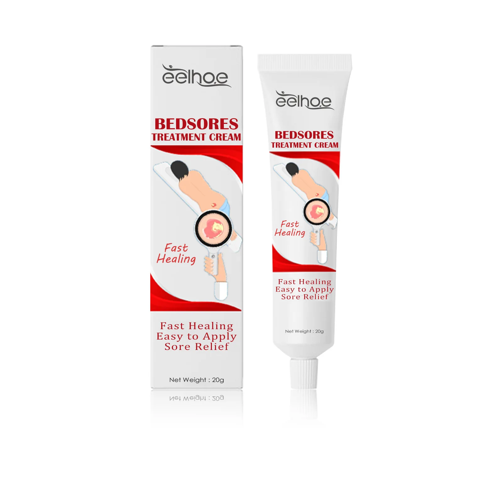 Private Label Fast Healing Bedsores Treatment Ointment Wound care Ointment Bedsores Cream Body Care Cream 20g