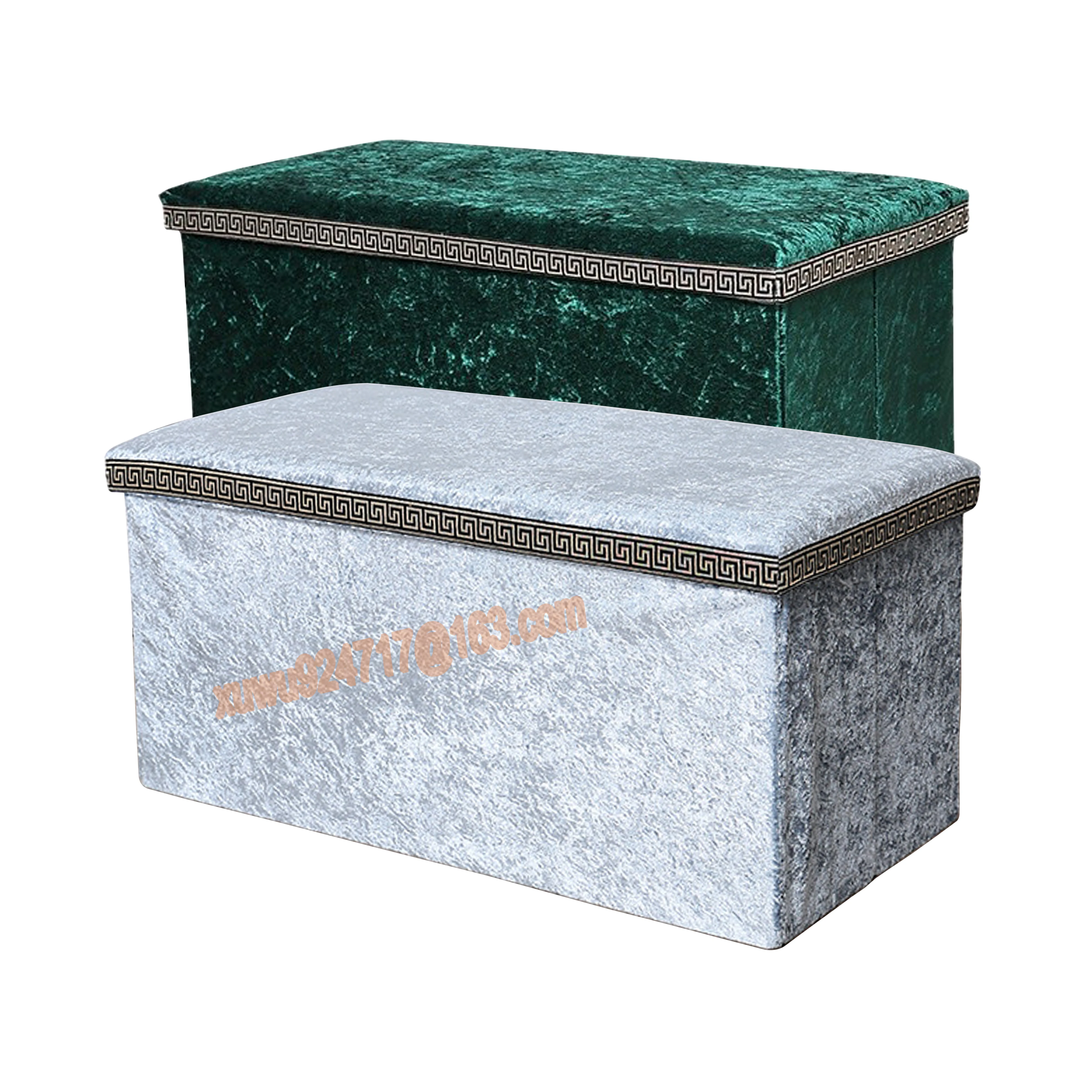 Multi-function Folding Ottoman Storage Box Pouffe Seat Stool Home Chair Footstool Home Decoration Foldable Shoes Stool Organizer