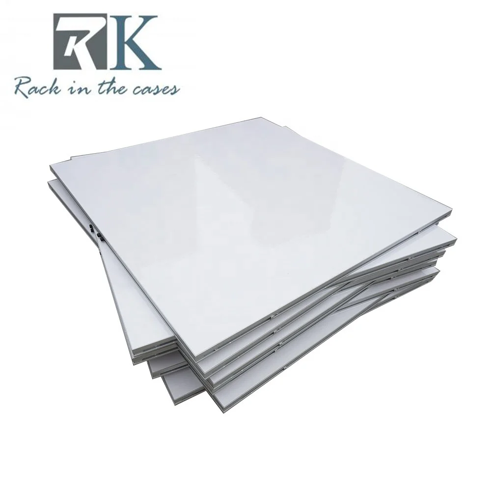 RK high quality custom wedding gloss white track dance floor