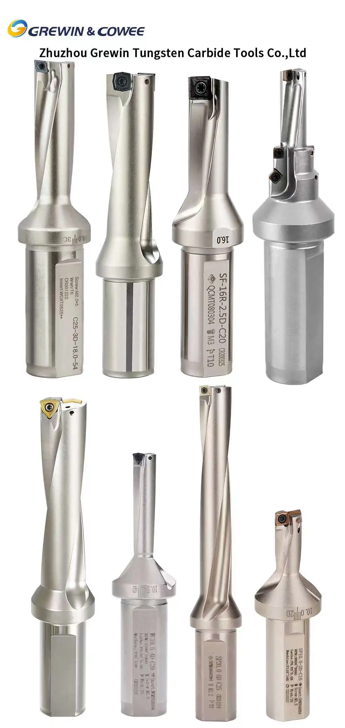 Modular Drills SP C40 4D 41 42 43 44 45 mm Indexable Insert Drills Metal Drilling