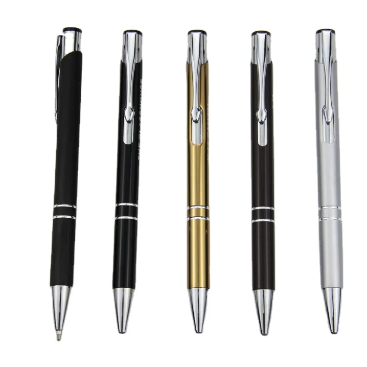 Hot selling promotional pen custom logo ball pen metal pen with custom logo
