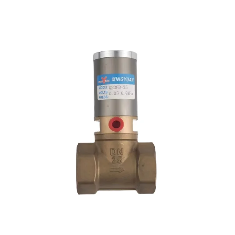 Factory Direct Q22HD-25 Pneumatic Air Control Valve Brass Body High-Temperature Water Piston Control Valve OEM General