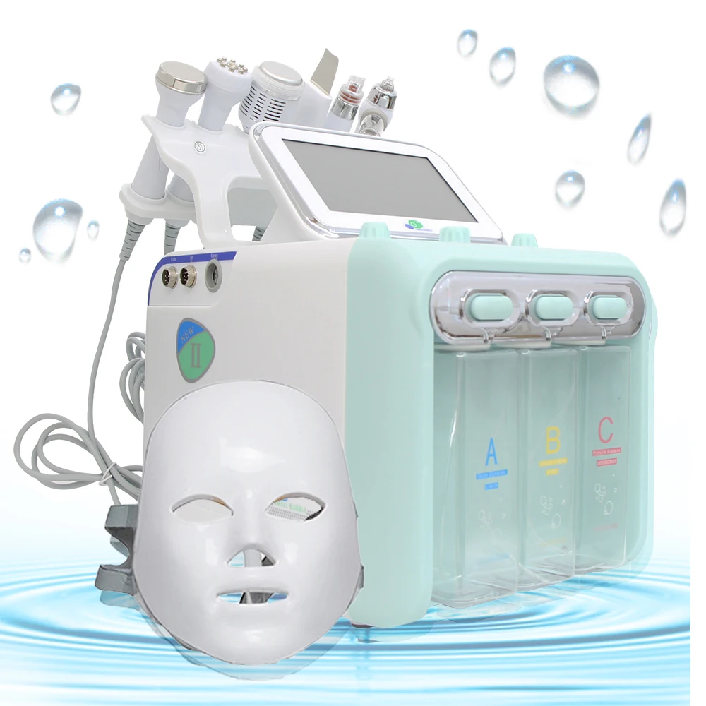 7 In 1 Hydra Peeling Facial hydrofacials Small Bubble Water Hydro Aqua Facial h2o2 Hydrofacials Machine