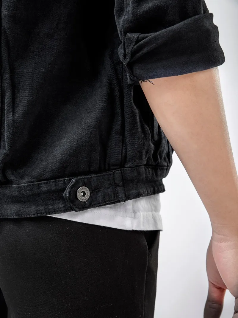 Hot Spring 2021 jacket jeans denim wholesales Best price From Vietnam black jean jacket men Plus Size Casual Fashion