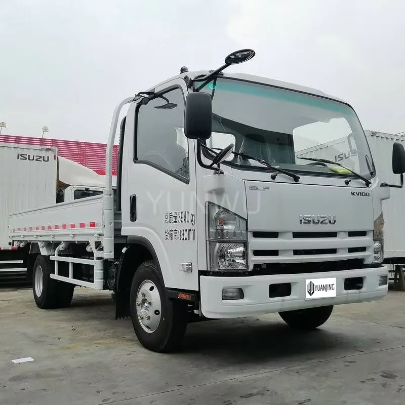Brand New ISUZU KV100 4X2 130hp Van Truck 5Ton Light Cargo Trucks