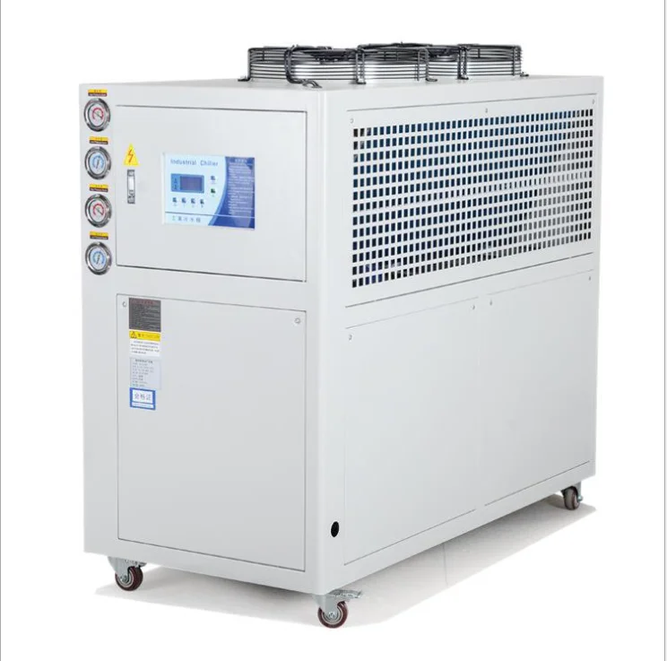Промышленный охладитель с воздушным охлаждением, 5 л.с., 10 л.с., литьевая холодильная машина с водяным охлаждением и гальваническим покрытием, низкая температура