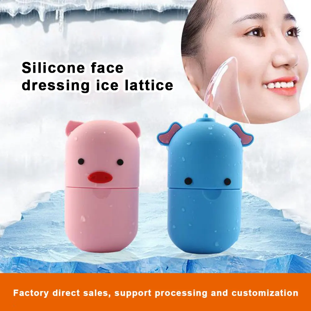 Newest Face Cube Skin Massager Custom Logo Cheap Price Color Customized Silicon Massage Roller