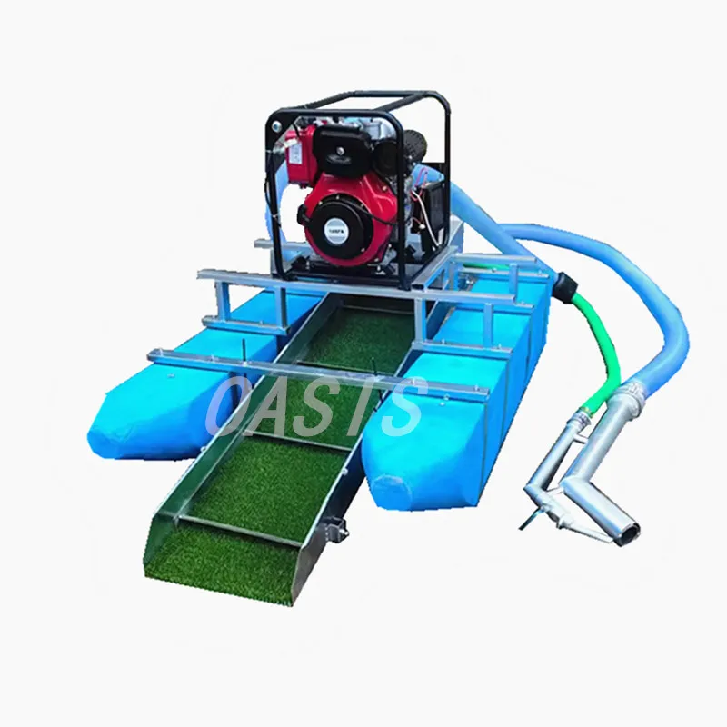 Factory Sale Industrial Mining Equipment Aluminum gold suction dredge boat ship Gold Diamond Mining Dredge For Gold Recovery