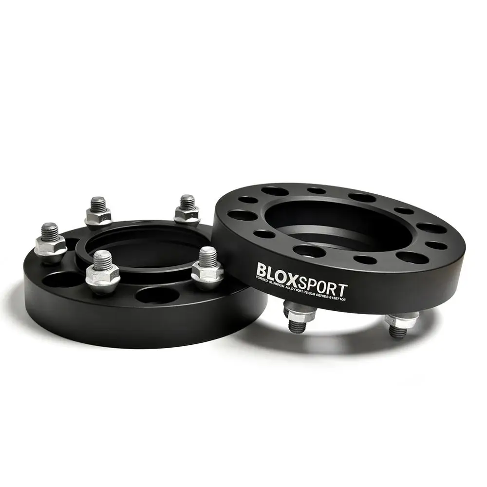 BLOXSPORT 6x139.7 / 6x5.5' Forged Wheel Spacer Black Anodized for Toyota Land Cruiser
