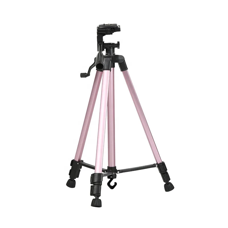 
3366 Professional And Lightweight Colorful Tripod For Camera And Video Made Of Aluminium Alloy 