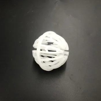 Plastic tri-pack media Tri-pack ball for watertreatment