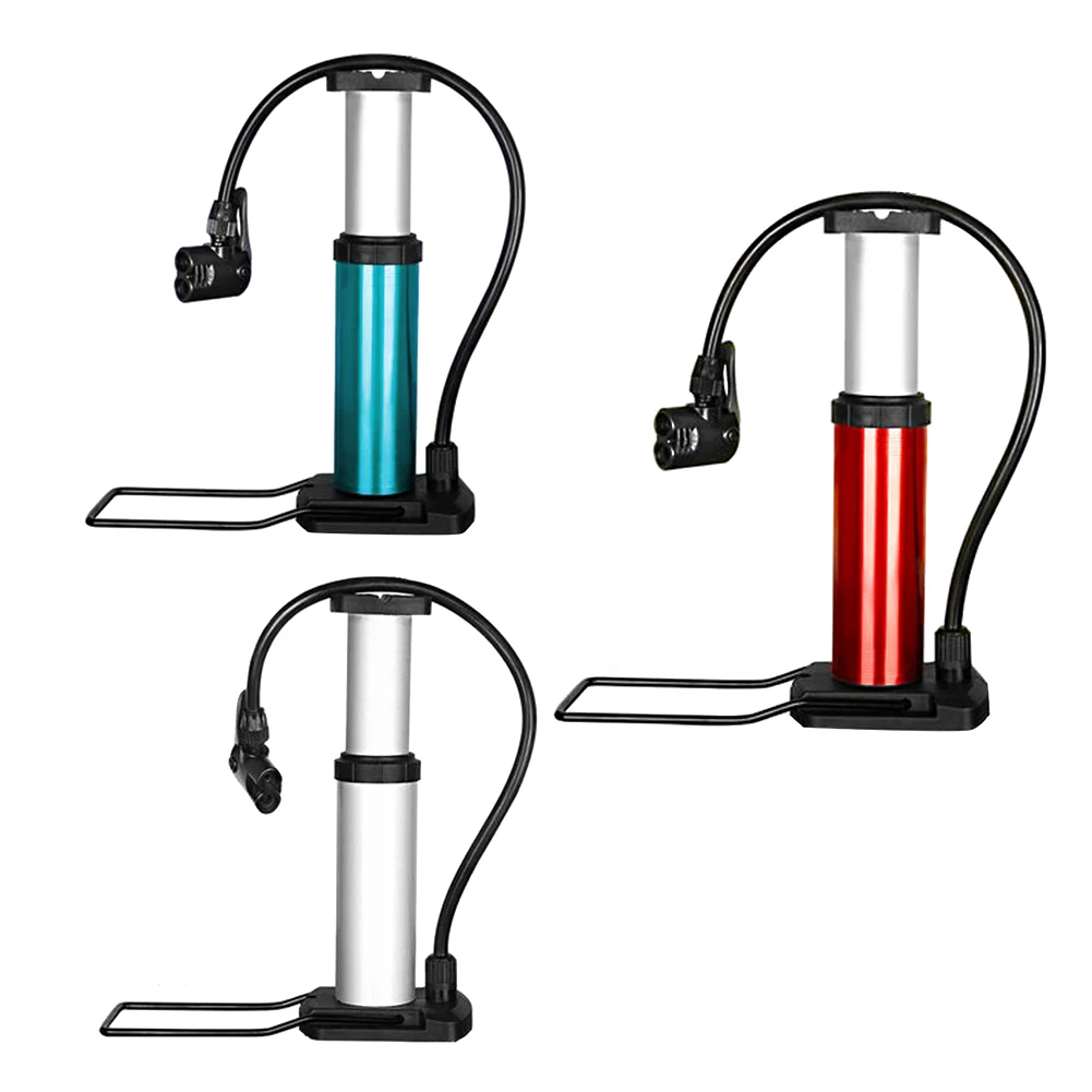 Mini Air Pump Foot Inflatable Compressor For Car Motorcycle Bike Tire 140 Psi High Pressure Foot Inflator With Pressure Gauge