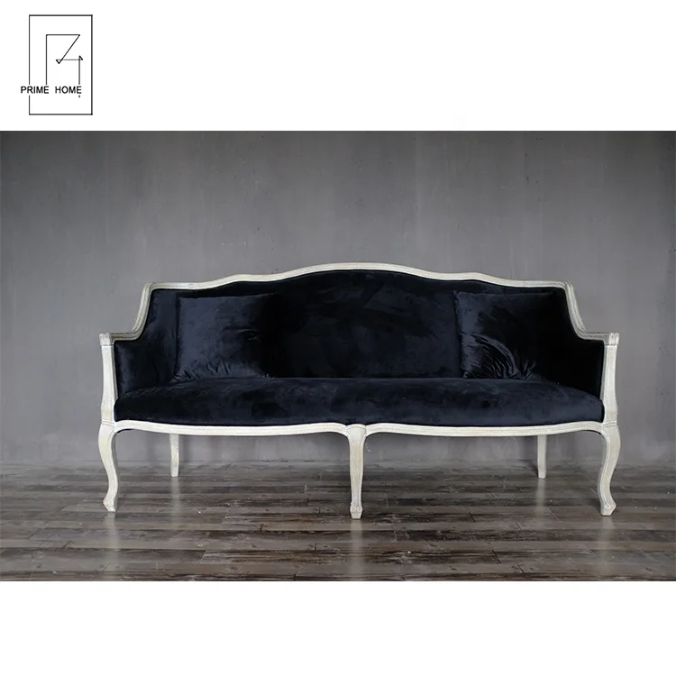 hot sell oak wood frame velvet event wedding event sofa