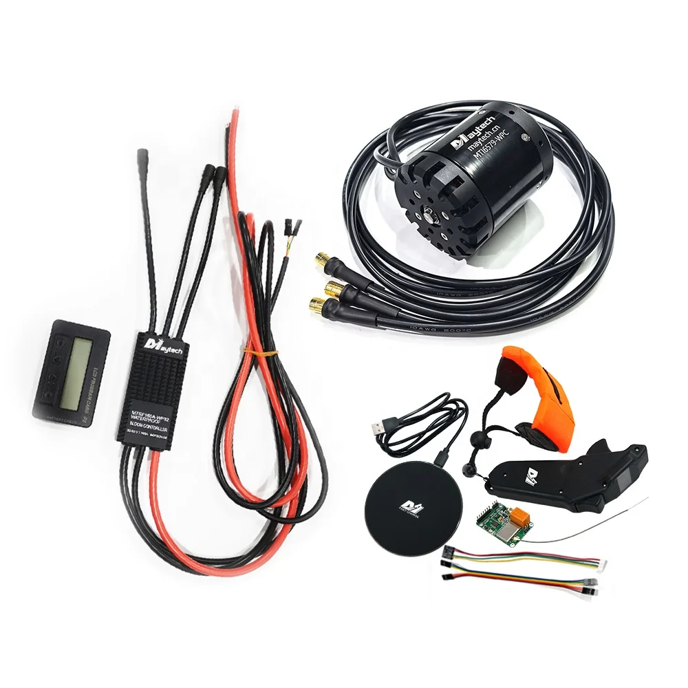Maytech DIY Foil Boost Kit 7.5KW 6579 Waterproof Motor + 160A Waterproof ESC + 1905WF Waterproof Remote For Paddle Assist Kayak
