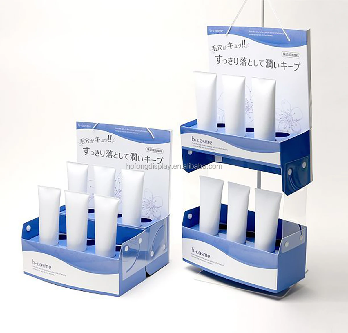 HoFong Acrylic exhibition stand, product display stand, shelf for store, retail, supermarket product display